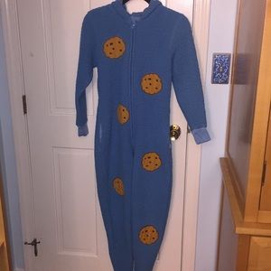 Cookie Monster onesie